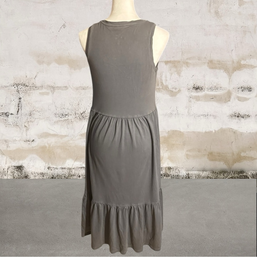 Universal Thread Sleeveless Tiered Gray Midi Dress Size XS - Picture 4 of 6